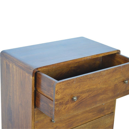 28" Brown Solid Wood Three Drawer Sideboard HomeRoots