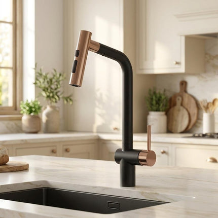 5" Black Stainless Steel Bar Faucet HomeRoots
