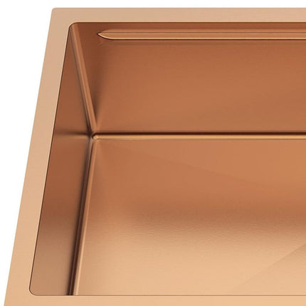 9" X 30" Gold Stainless Steel Undermount Kitchen Sink HomeRoots