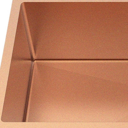 10" X 33" Gold Stainless Steel Undermount Kitchen Sink HomeRoots
