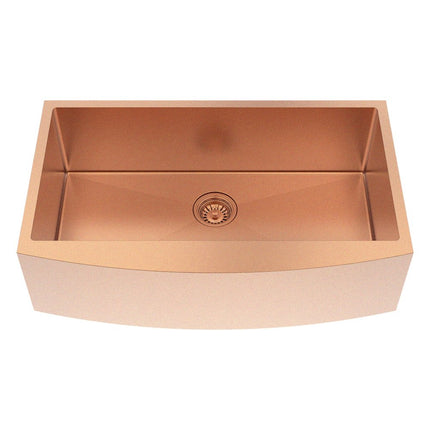 10" X 33" Gold Stainless Steel Undermount Kitchen Sink HomeRoots