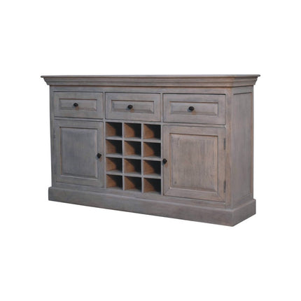 59" Brown Solid Wood Fireplace TV Stand HomeRoots
