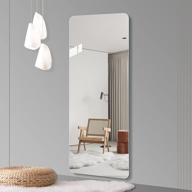65" Frameless Full Length Hanging Mirror HomeRoots