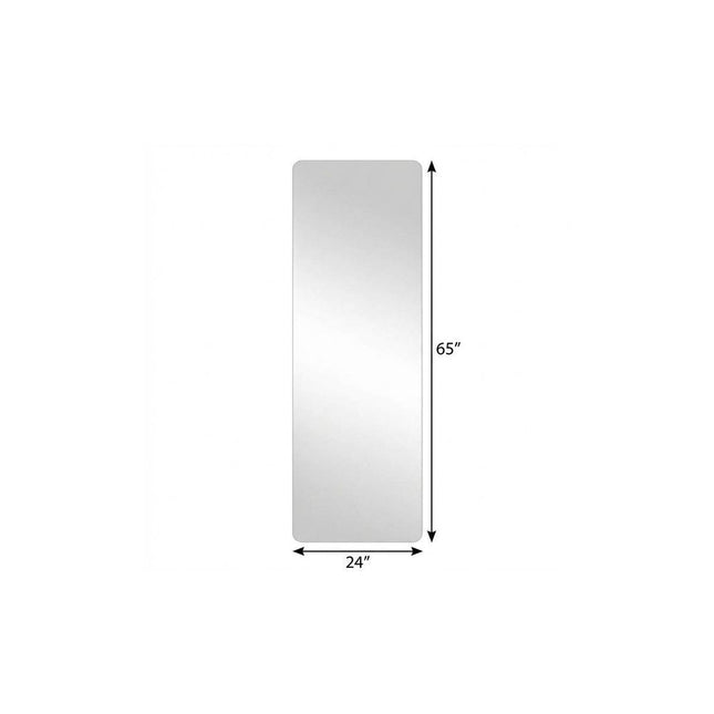 65" Frameless Full Length Hanging Mirror HomeRoots