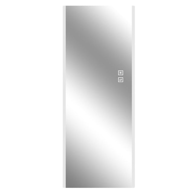 65" Silver Lighted Frameless Full Length Hanging Mirror