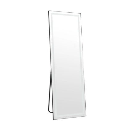 65" Silver Lighted Wall Mount Or Freestanding Frameless Standing Mirror