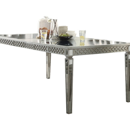 ACME 72155 Kacela Dining Table, Mirror & Champagne