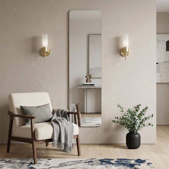 59" Silver Frameless Full Length Hanging Mirror HomeRoots