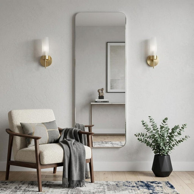 55" Frameless Full Length Hanging Mirror HomeRoots