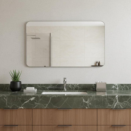 30" Frameless Bathroom Vanity Mirror HomeRoots