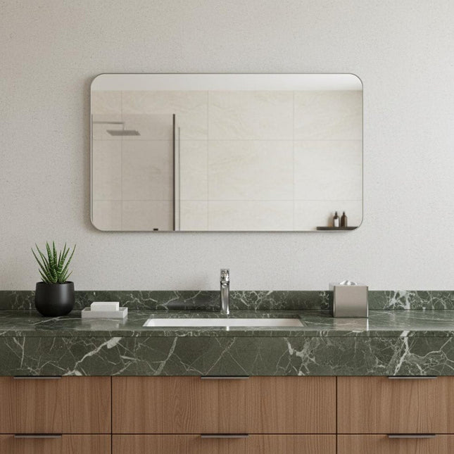 30" Frameless Bathroom Vanity Mirror HomeRoots
