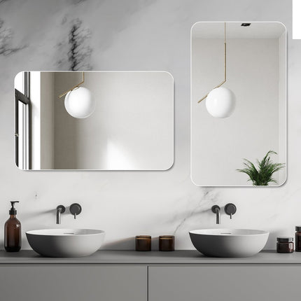 30" Frameless Bathroom Vanity Mirror HomeRoots