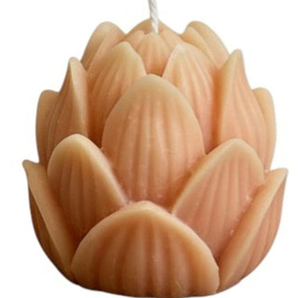 2" Orange Citrus Scented Dimensional Flower Candle HomeRoots