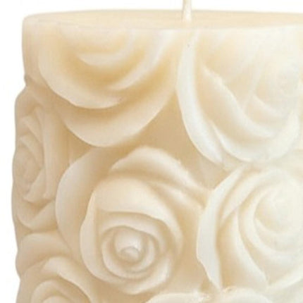 2" Ivory Clean Cotton Scented Candle HomeRoots
