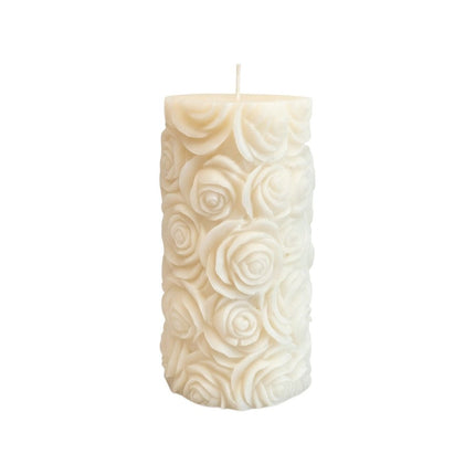 2" Ivory Clean Cotton Scented Candle HomeRoots