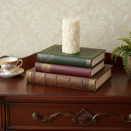 2" Ivory Clean Cotton Scented Candle HomeRoots