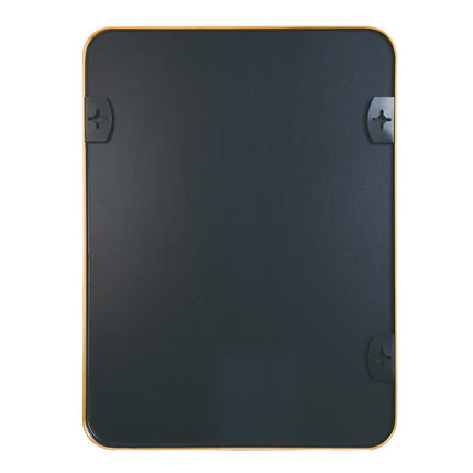 36" Gold Aluminum Framed Accent Mirror HomeRoots