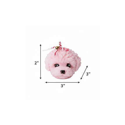 2" Pink Unscented Dimensional Dog Candle Novelty Novelty