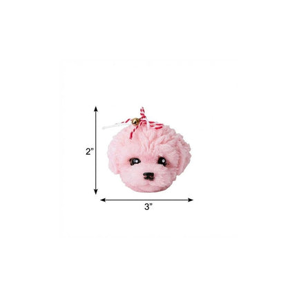 2" Pink Rose Petals Scented Dimensional Dog Candle HomeRoots