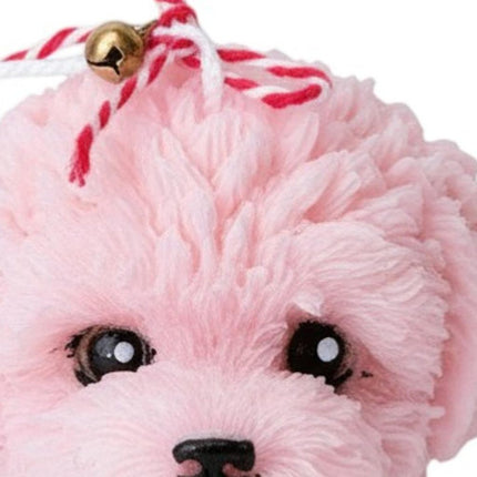 2" Pink Rose Petals Scented Dimensional Dog Candle HomeRoots