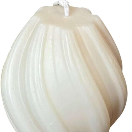 2" Ivory Black Ice Scented Candle Cylinder Pillar HomeRoots