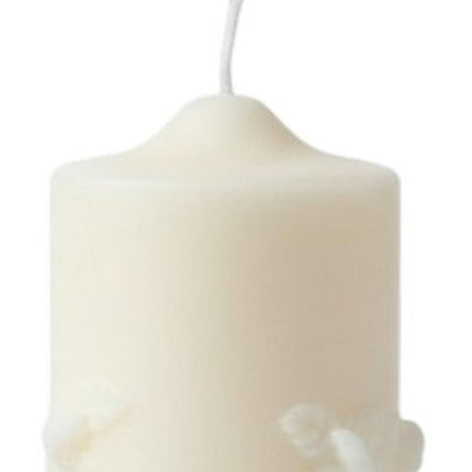 2" Ivory Unscented Candle Round Pillar HomeRoots