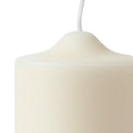 2" Ivory Cashmere Plum Scented Candle HomeRoots