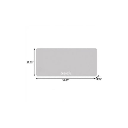 28" Lighted Frameless Anti Fog Bathroom Vanity Mirror HomeRoots