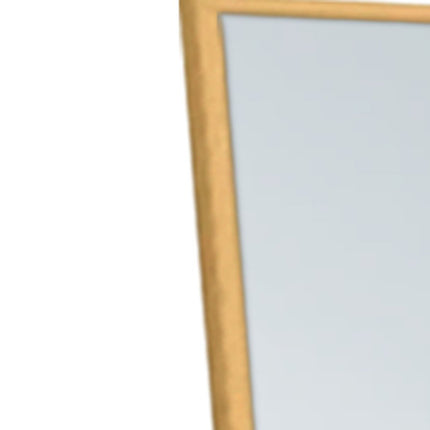 59" Gold Aluminum Freestanding And Wall Mounted Framed Full Length Mirror HomeRoots