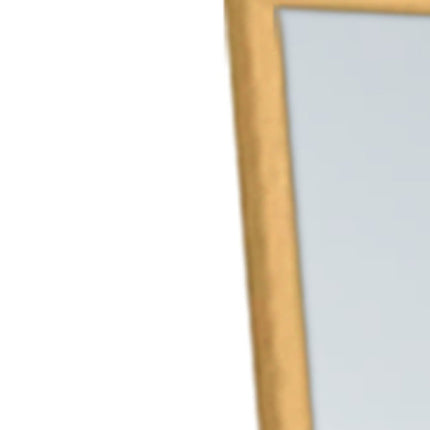 64" Gold Aluminum Freestanding And Wall Mounted Framed Full Length Mirror HomeRoots