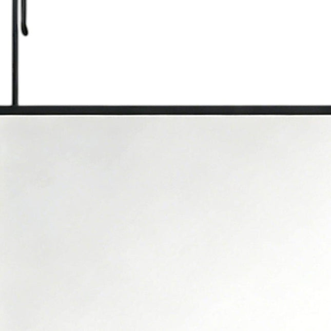47" Black Aluminum Over the Door Framed Accent Mirror HomeRoots