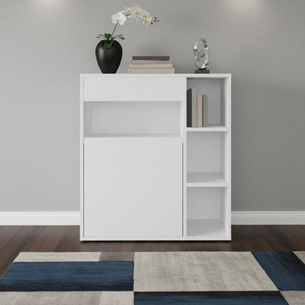 26" White Wood Sideboard HomeRoots