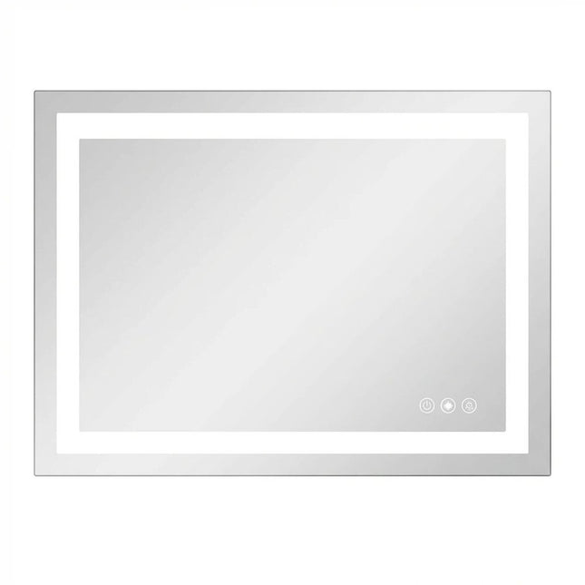 20" Lighted Frameless Anti Fog Bathroom Vanity Mirror HomeRoots