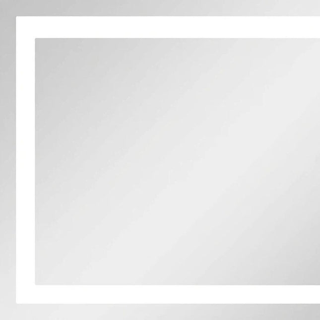35" Lighted Frameless Bathroom Vanity Mirror HomeRoots