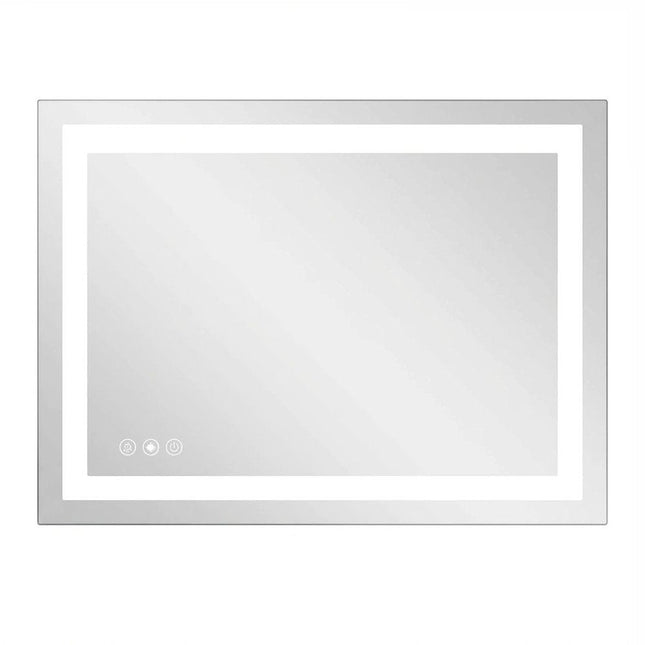 35" Lighted Frameless Bathroom Vanity Mirror HomeRoots