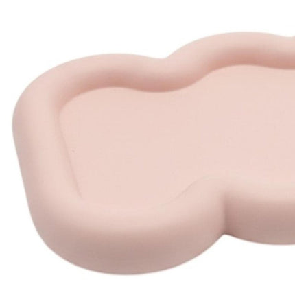 7" Pale Pink Resin Handmade Scalloped Trinket Tray HomeRoots