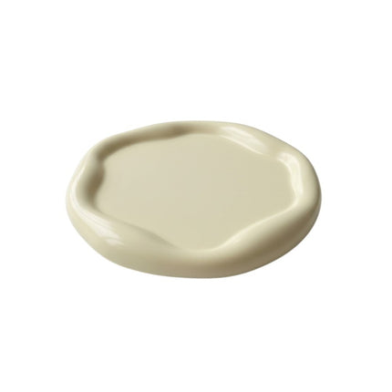 7" Pale Pink Resin Handmade Round Trinket Tray HomeRoots