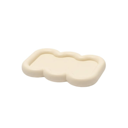 7" Pale Pink Resin Handmade Scalloped Trinket Tray HomeRoots