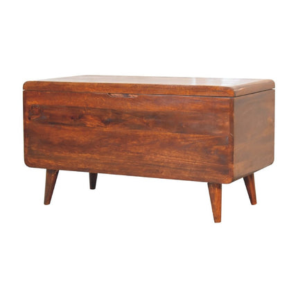 35" Brown Solid Wood Sideboard HomeRoots