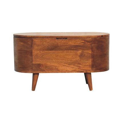 32" Brown Solid Wood Sideboard HomeRoots
