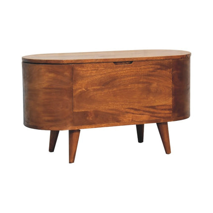 32" Brown Solid Wood Sideboard HomeRoots
