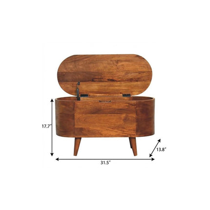 32" Brown Solid Wood Sideboard HomeRoots