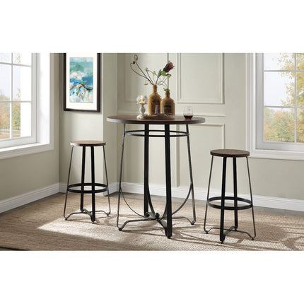ACME 72440 Nirav 3 Piece Pack Bar Table Set