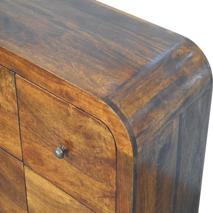 43" Brown Solid Wood Sideboard HomeRoots