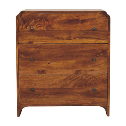 28" Brown Solid Wood Sideboard HomeRoots