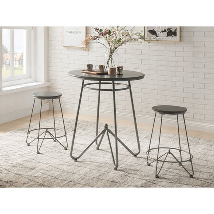 ACME 72445 Nimai 3 Piece Pack Counter Height Dining Set