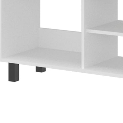 55" White Wood Fireplace Entertainment Center HomeRoots