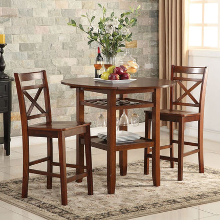 ACME 72535 Tartys Counter Height Table, Cherry