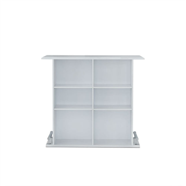 ACME 72580 Kite Bar Table, White High Gloss