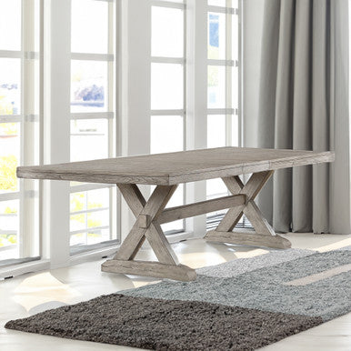 ACME 72860 Rocky Dining Table, Gray Oak (1Set/2Ctn) ACME Furniture